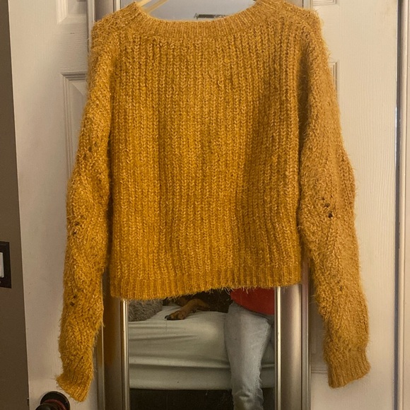 Cozy Mustard Sweater - Picture 2 of 3